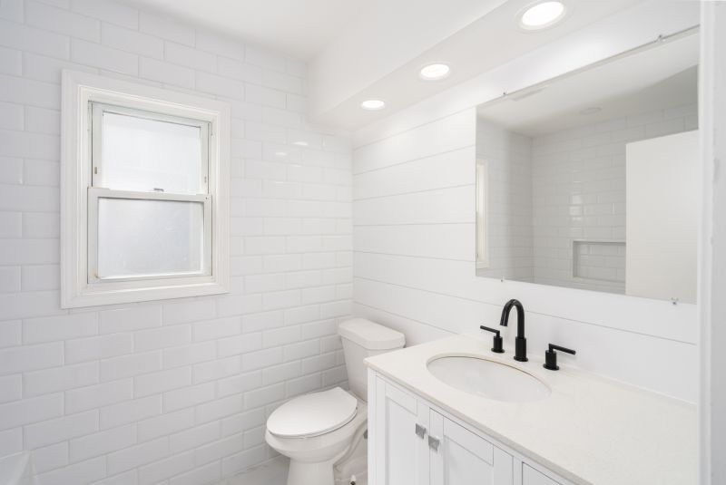 Bathroom with Accent Tile Wall